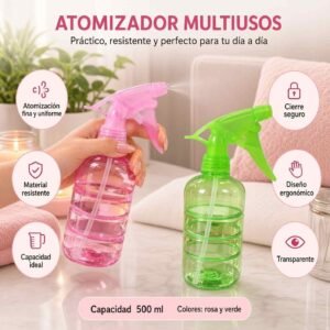 Atomizador Transparente de Colores - Image 2