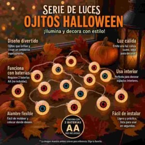 Series Ojitos Halloween, de pilas - Imagen 2