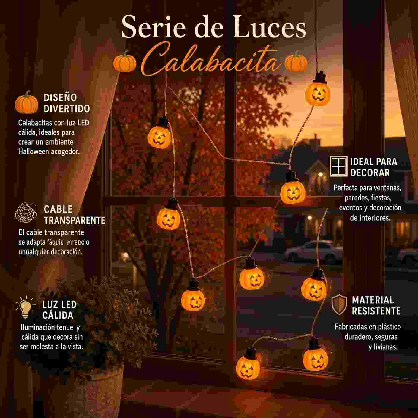 Serie de Calabacitas Luces de Pilas - Imagen 2