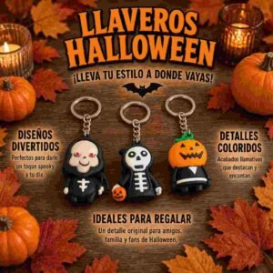 Llaveros Halloween Firguras 3D - Imagen 3
