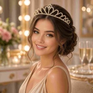 Diademas de Tiara Doradas/Plateadas - Imagen 2