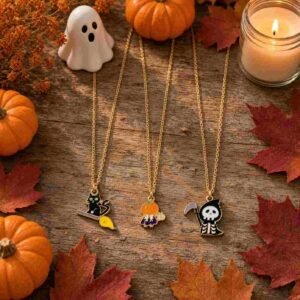 Collar Halloween con Dijes Hermosos