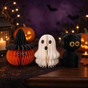 Decoración Halloween Figuras de papel 3D plegable