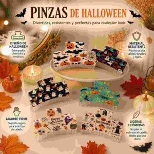 Pinzas Halloween con Decorado Lindo - Imagen 3
