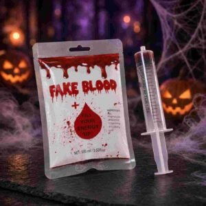 Sangre Falsa en Bolsa con Jeringaa Artificial
