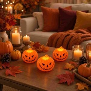 Calabacitas de Luz Led para Decorar Halloween