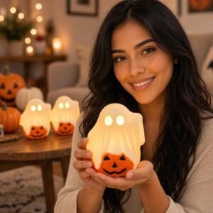 Fantasmita con Calabacita Luz - Imagen 2