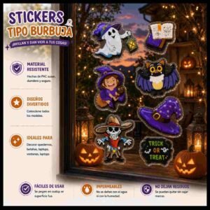 Stickers Tipo Burbujas Halloween - Imagen 3