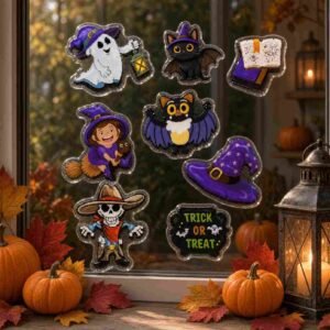 Stickers Tipo Burbujas Halloween