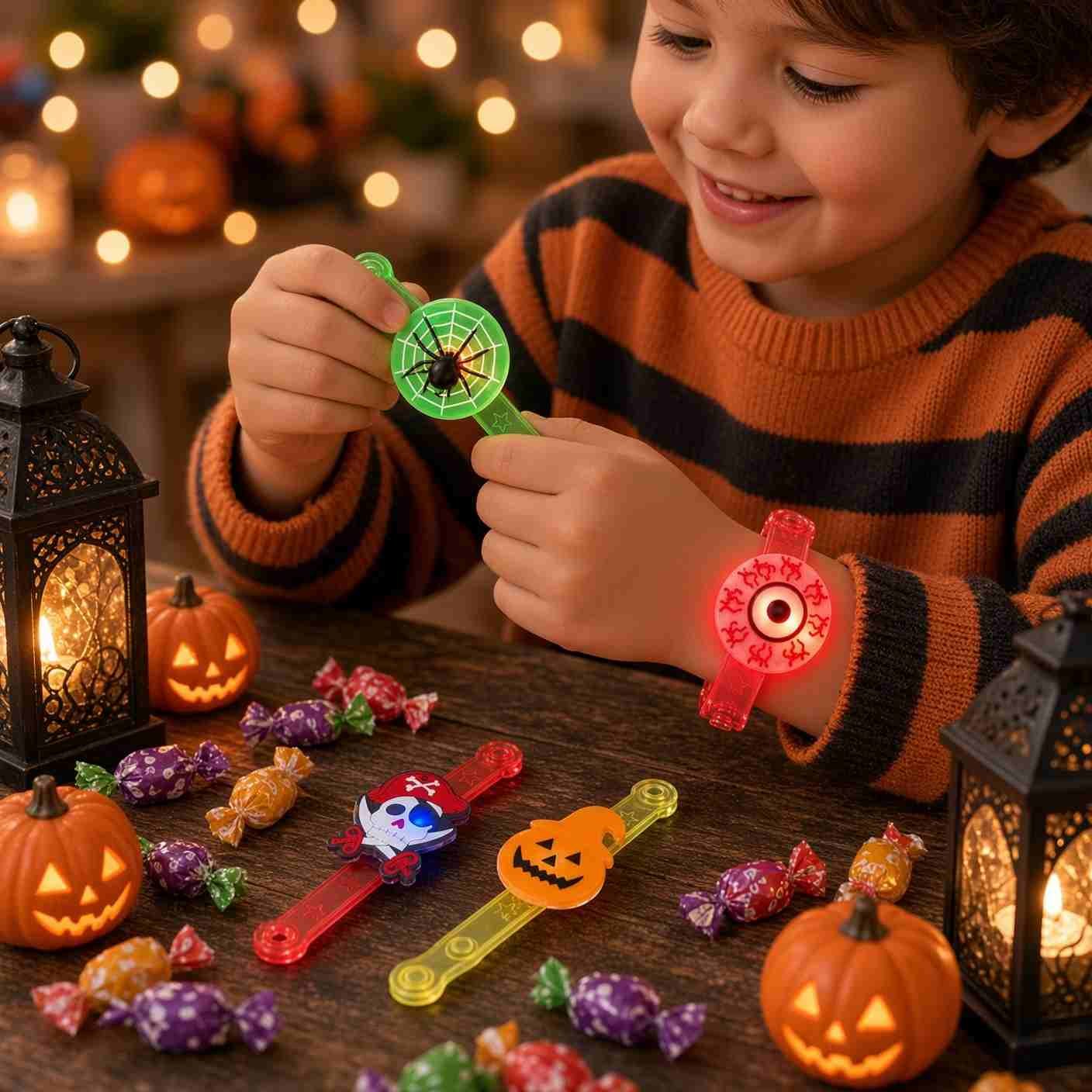 Pulseras con Luces Halloween Hermosos