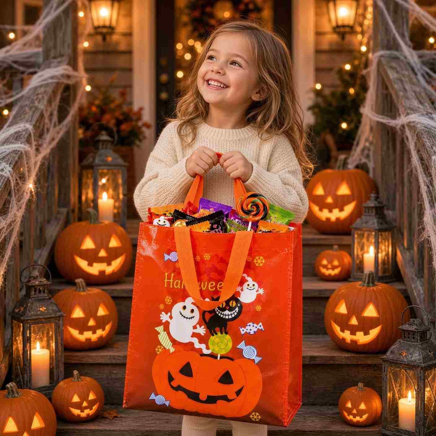 Bolsas Halloween Plastificadas Grandes
