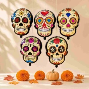  Globos Catrina Halloween Grandes (modelos surtidos)