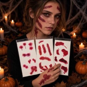Stickers de Heridas para Disfraces de Halloween