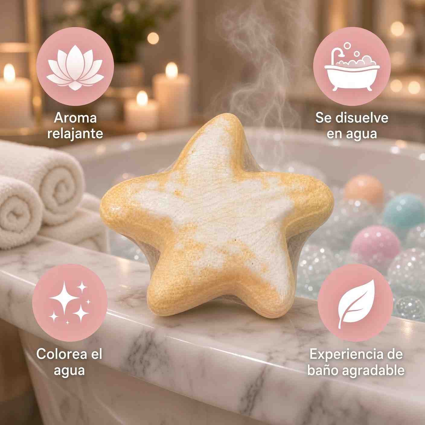 Bomba de Baño en forma de Estrellas de Mar - Imagen 2