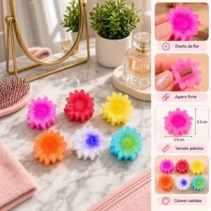 Pinzas Flores Clasicas Chicas para Cabello - Imagen 2