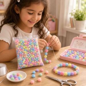 Bolsa con 250 g perla Sintetica "Flores"