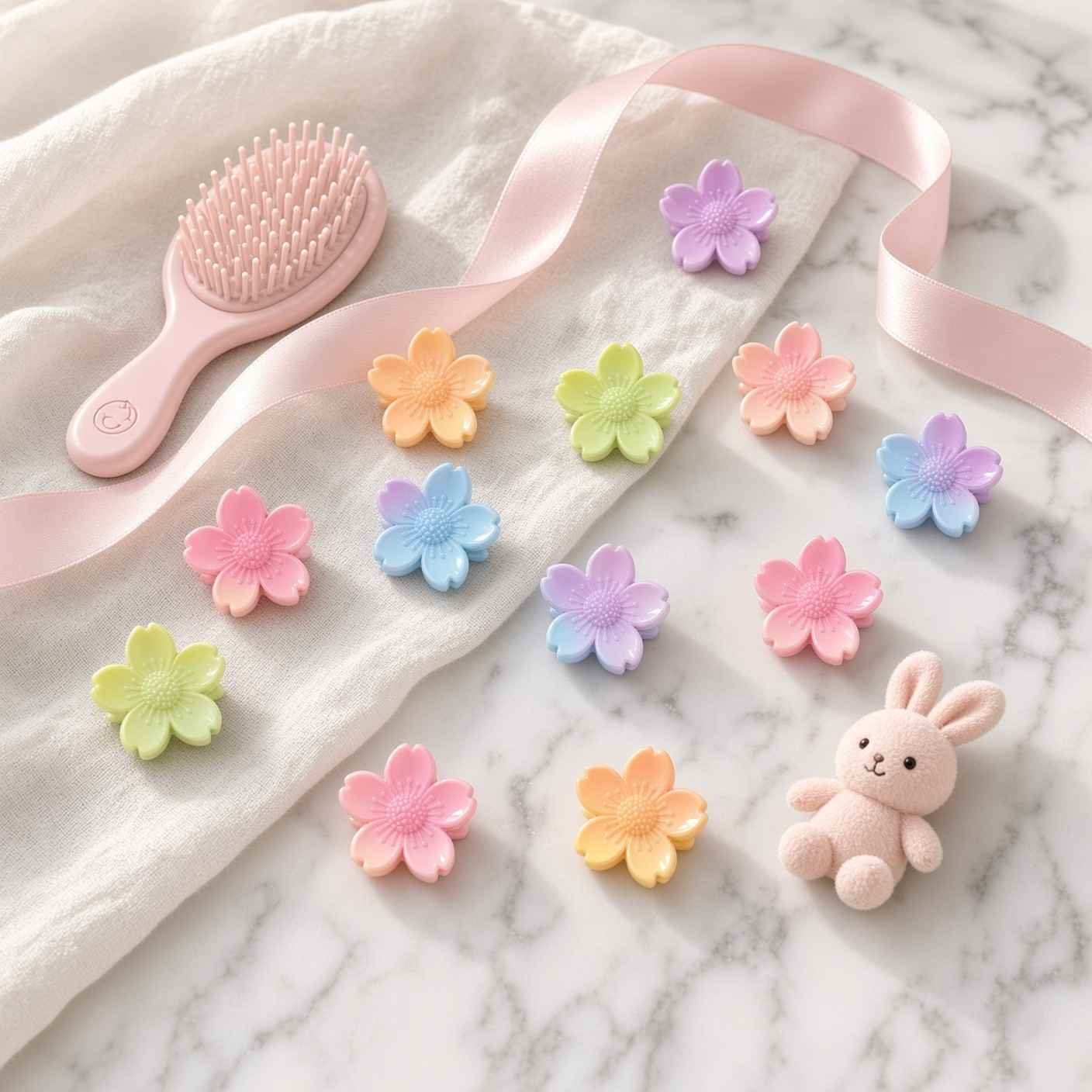 Pincitas Flores Peuqñeas Conejito