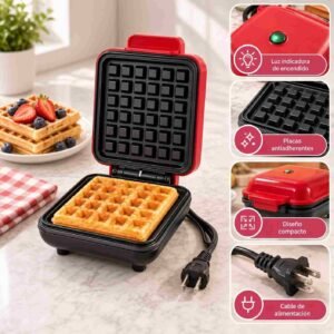 Mini Wafflera Portatil - Imagen 2