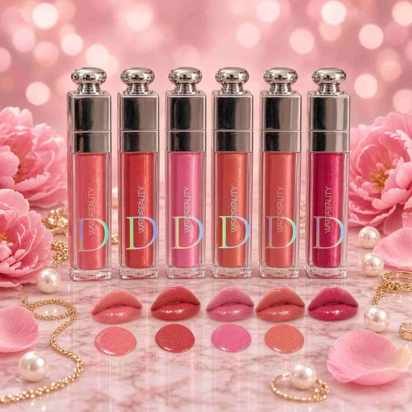 Gloss Shimmer para Labios "WardaBeauty"